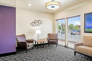 Sala de estar en el lobby