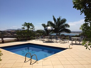 2 outdoor pools, an infinity pool