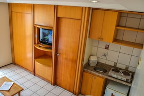 Stovetop, cookware/dishes/utensils - Hotel Flat Classic (Fortaleza)