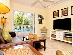 Condo, 1 Bedroom, Poolside (125 Sea Breeze) | 1 bedroom, Egyptian cotton sheets, premium bedding, down comforters - Siesta Palms By the Beach (Siesta Key)