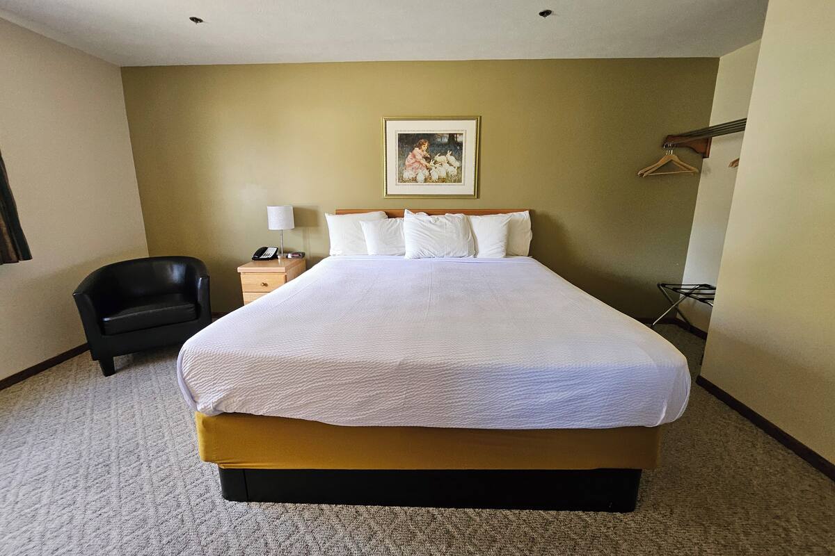 Standard Single Room, 1 King Bed | Desk, soundproofing, WiFi (free), individually decorated