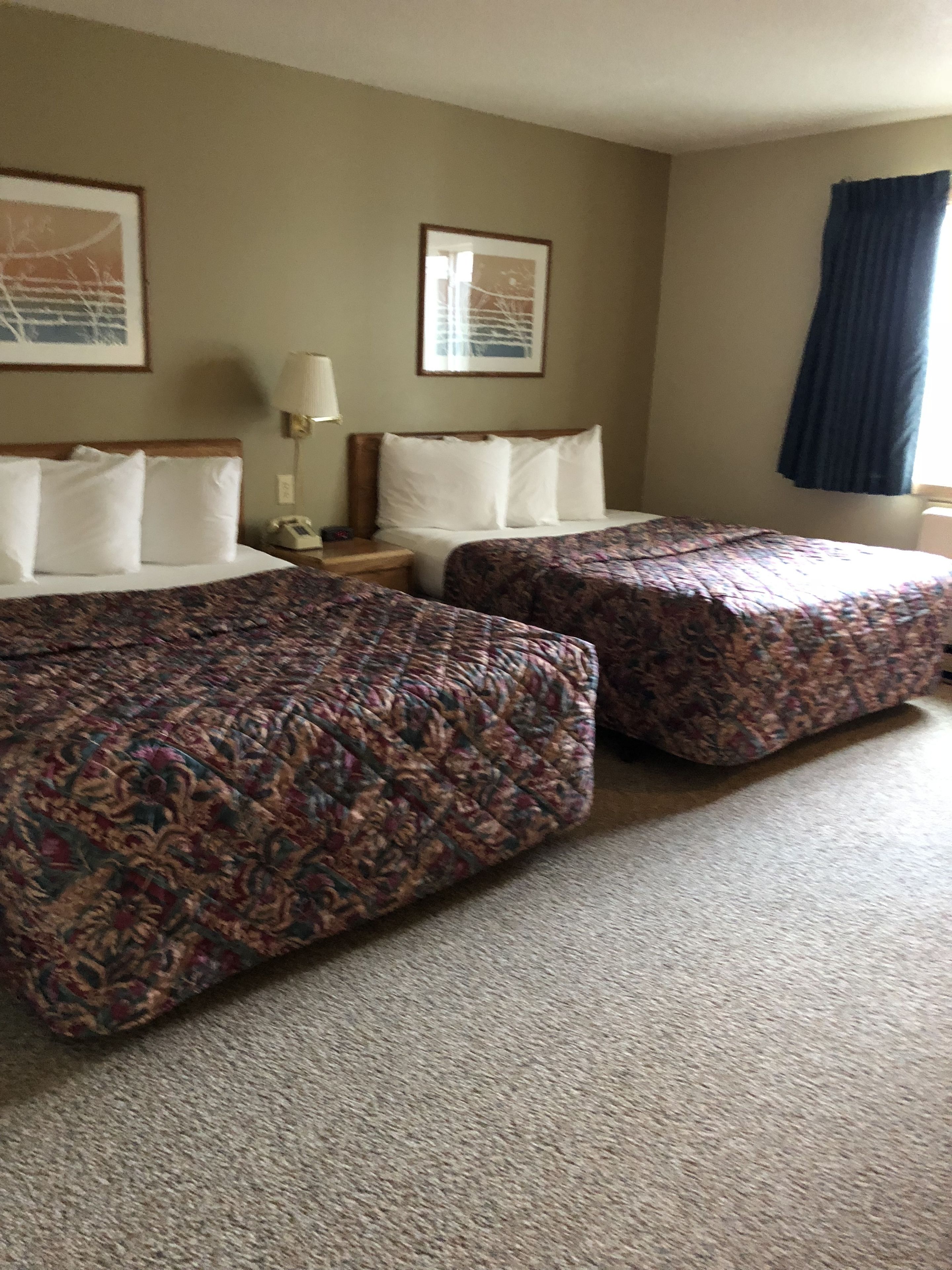 traditional double room, 2 queen beds | free wifi, bed sheets