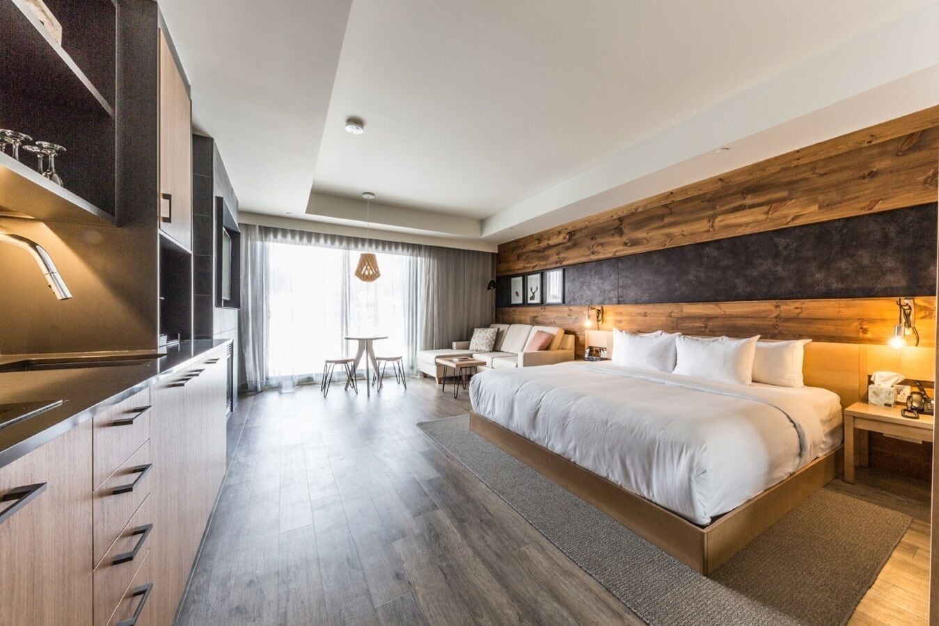 Chambre Loft | Literie hypoallergénique, bureau