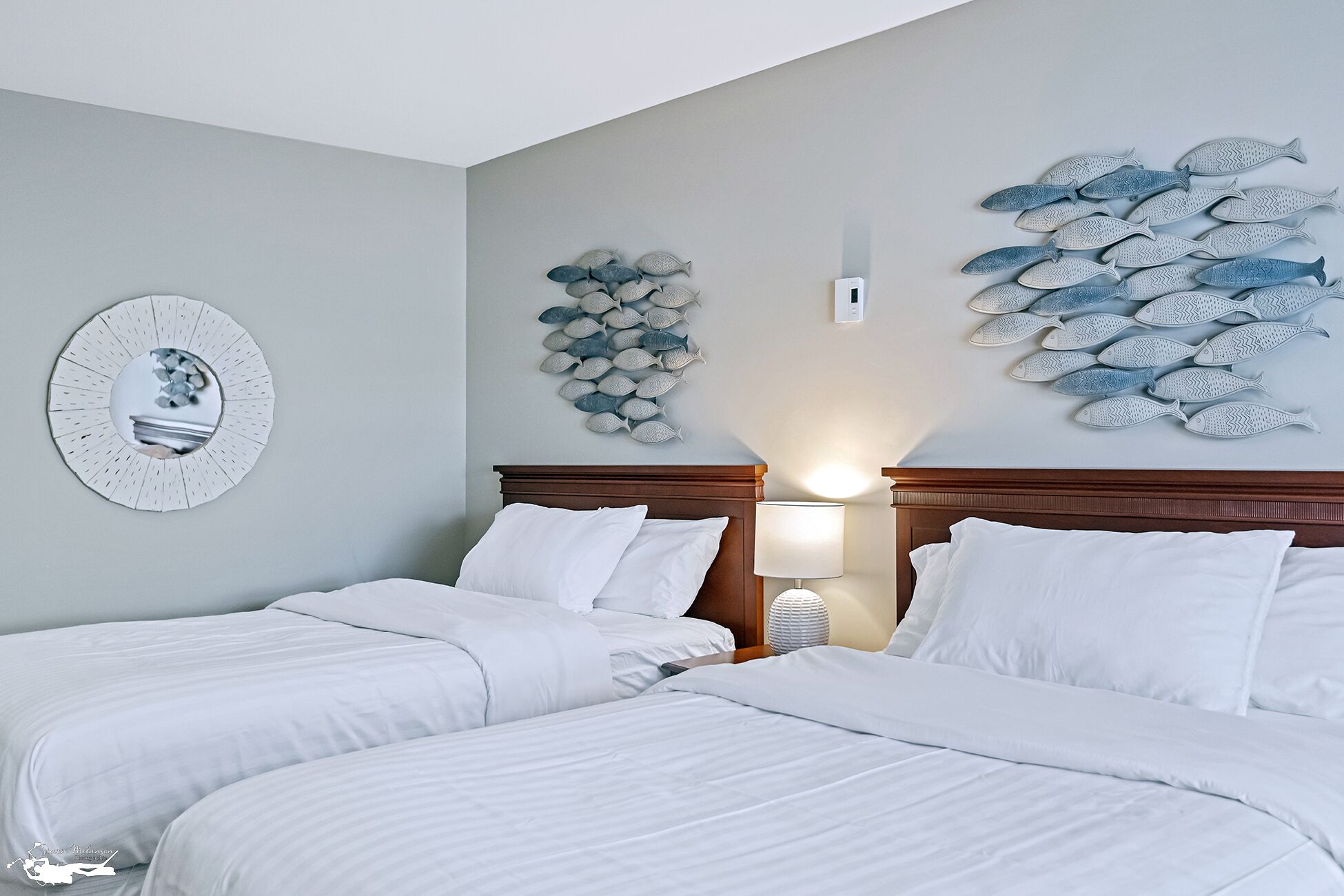 Double Room, 2 Double Beds, Ocean View