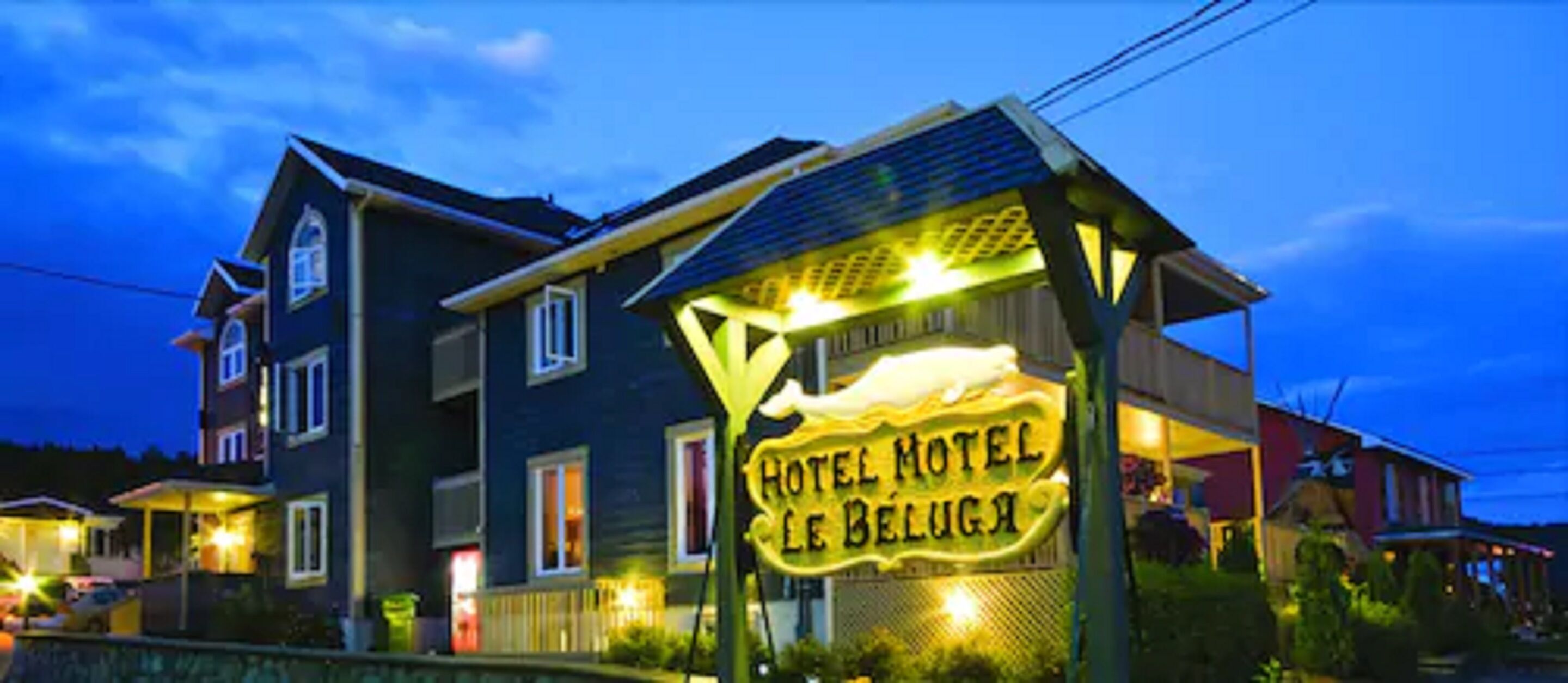 front of property – evening/night