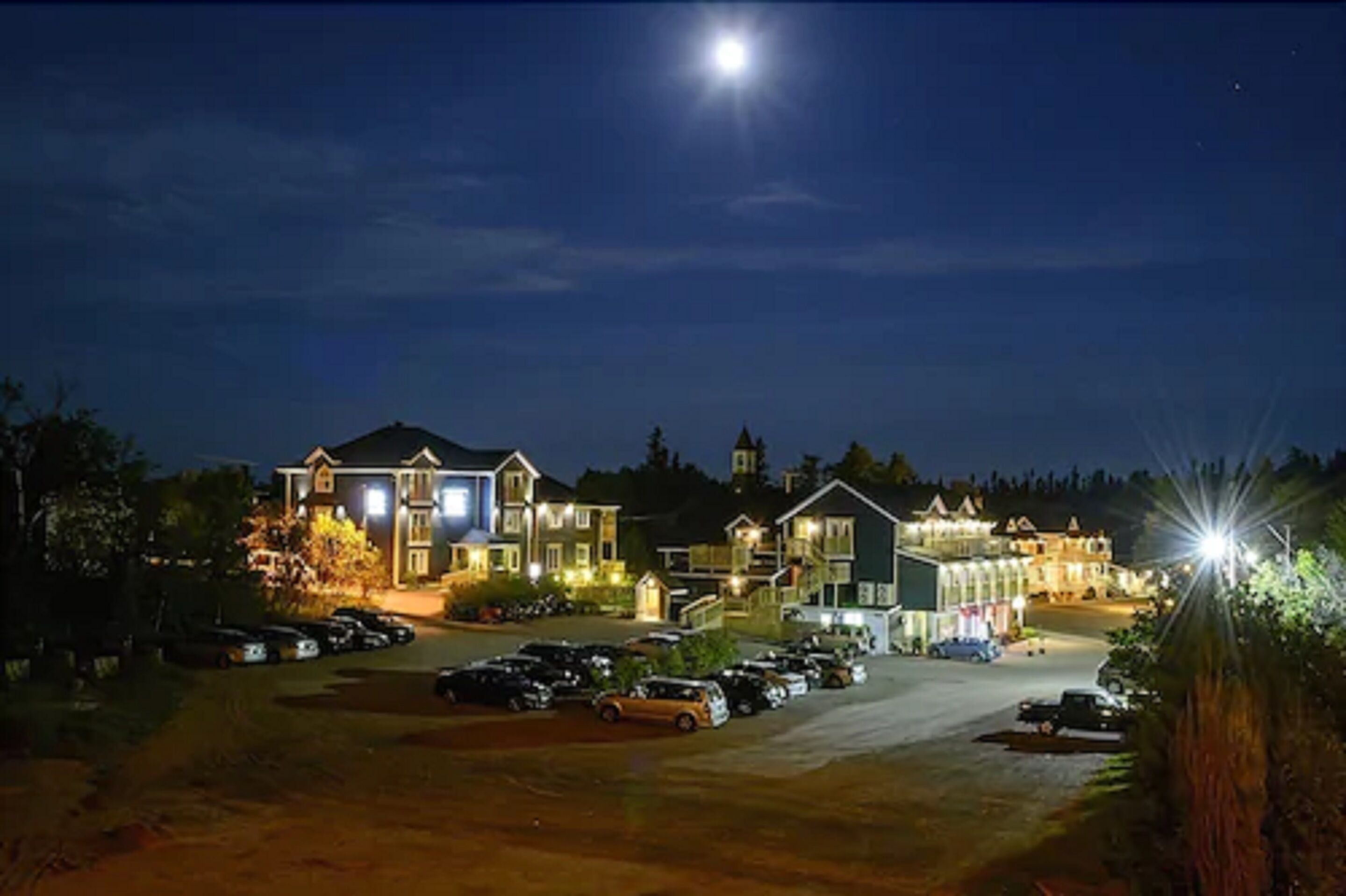 front of property – evening/night