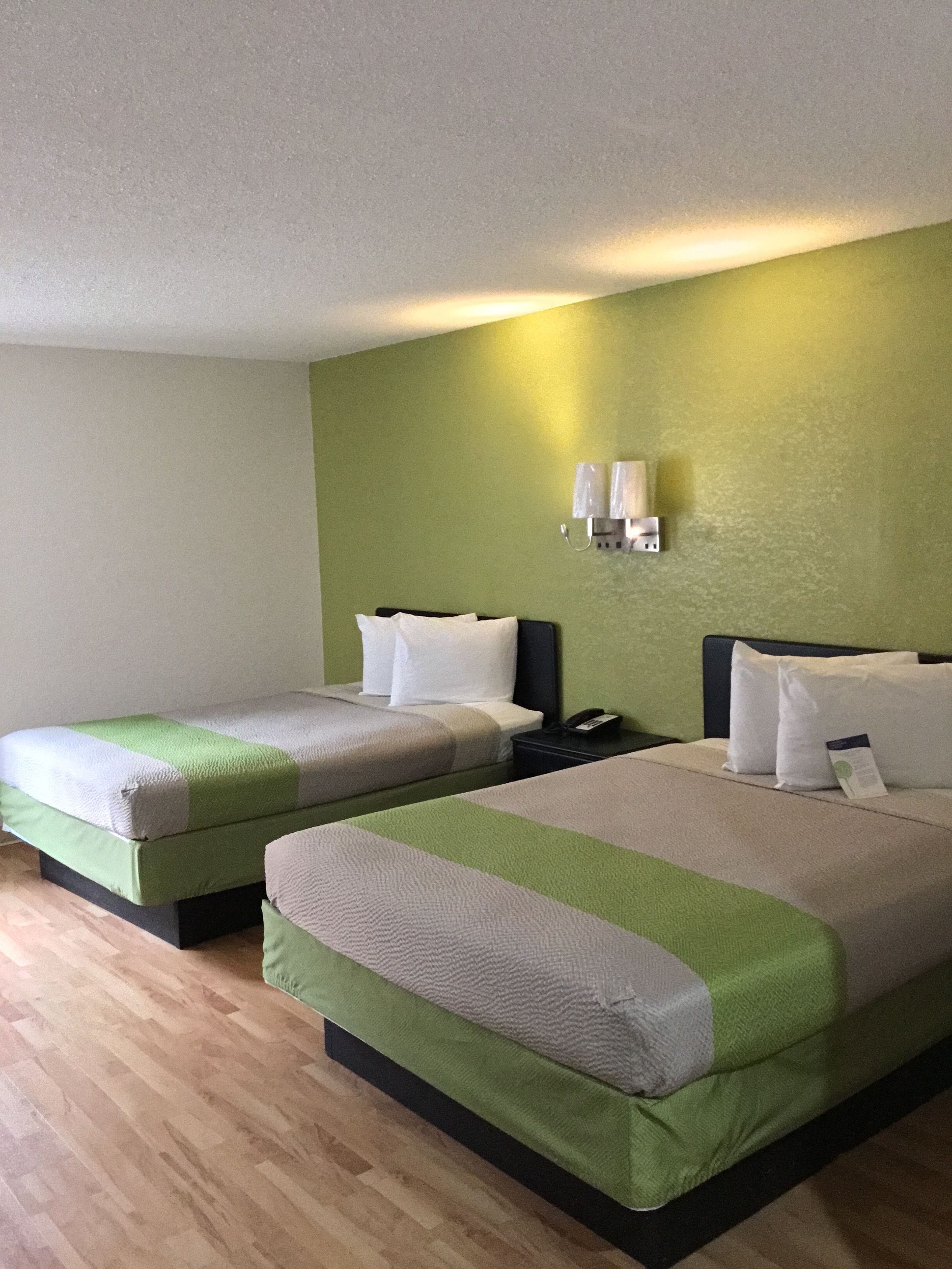 Pillowtop beds, blackout drapes, soundproofing, iron/ironing board