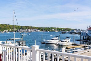 Two Queens Wharf Pier 2nd Floor | View from room - Tugboat Inn (Boothbay Harbor)