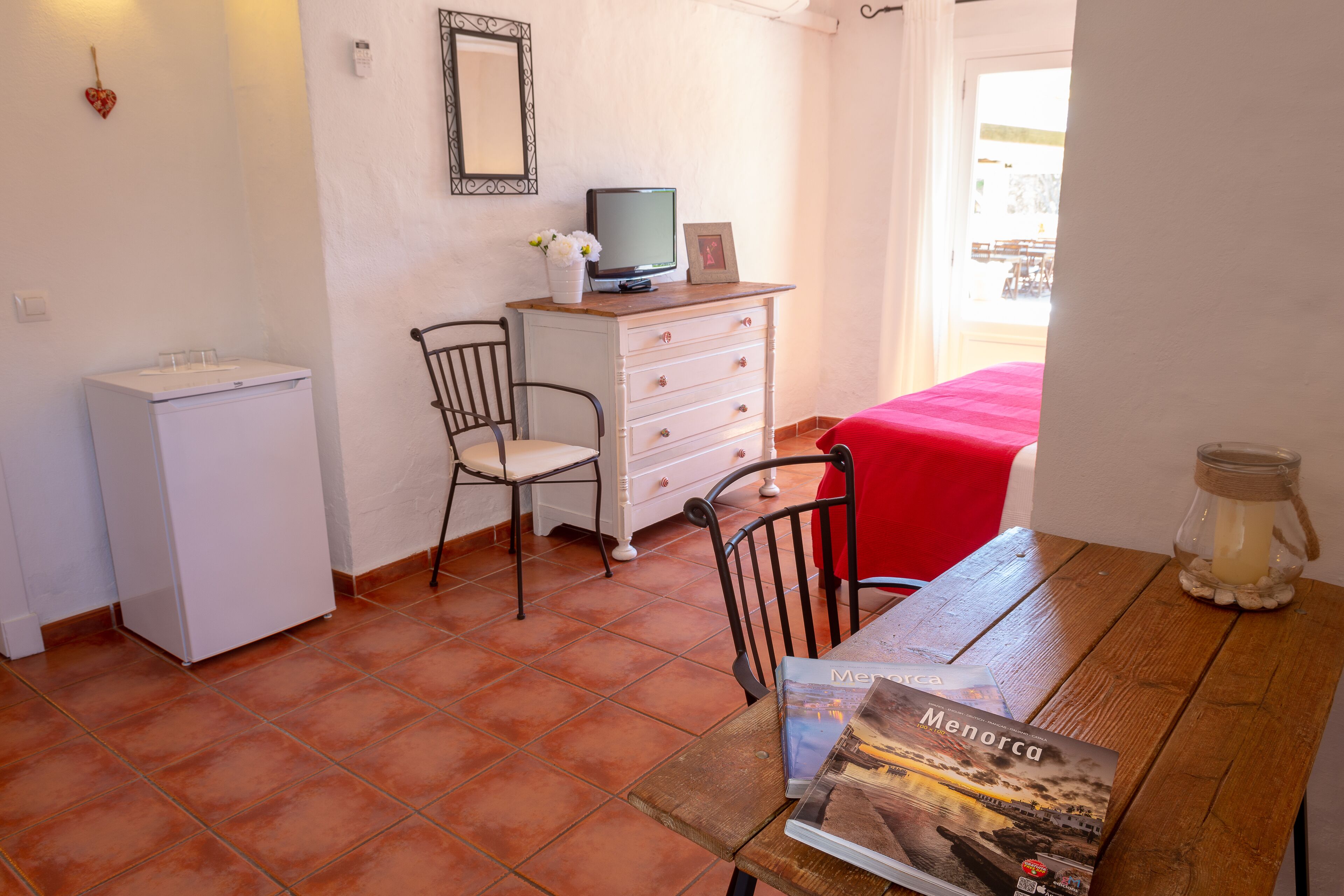 double or twin room | living area | tv