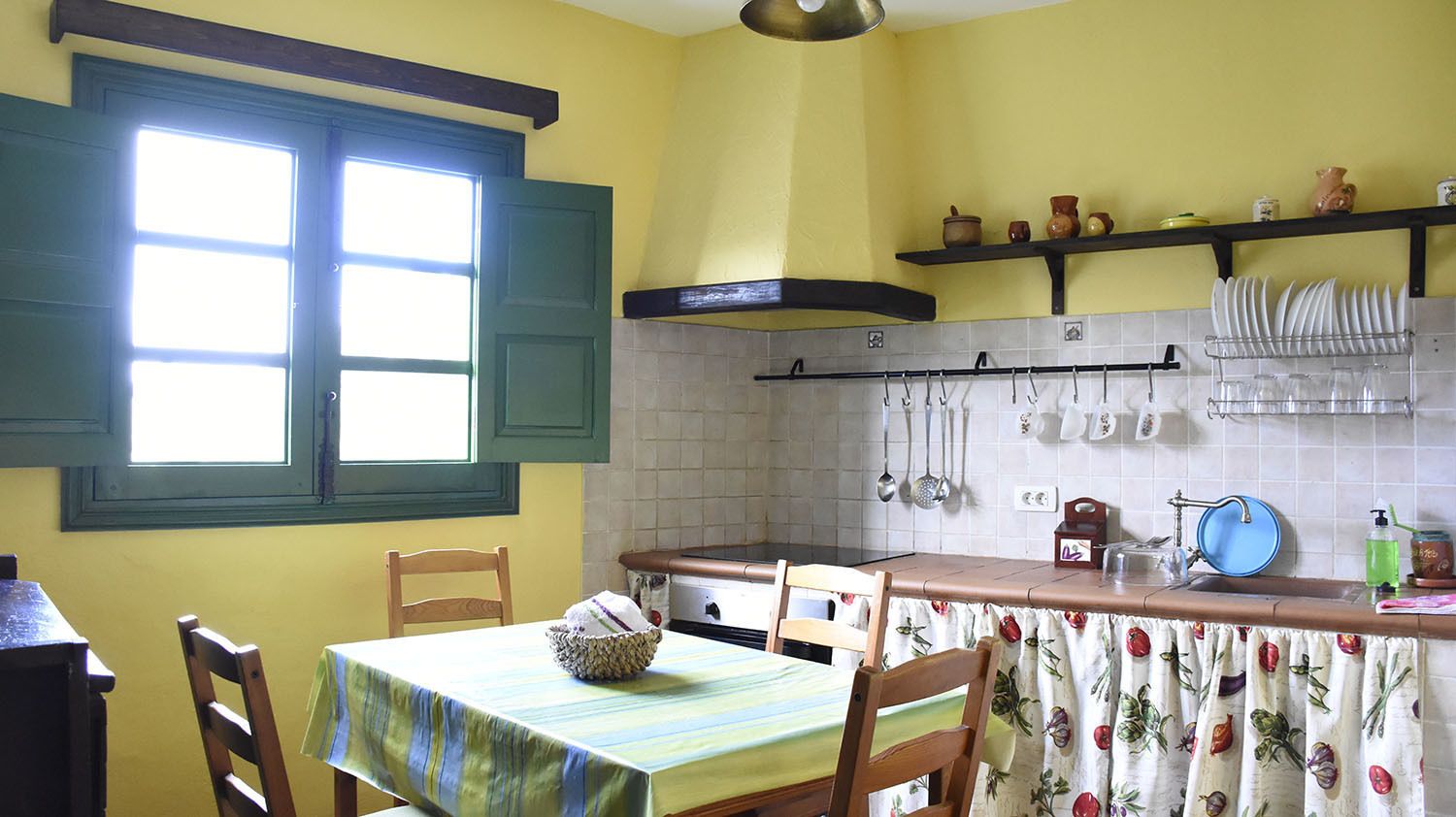 Cottage, 2 Bedrooms, Patio, Mountain View (Abona) | Private kitchen | Full-size fridge, microwave, oven, stovetop