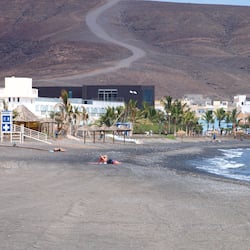 On the beach