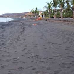 On the beach