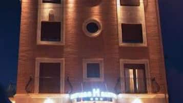 Voorkant van accommodatie