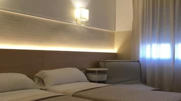 Soundproofing, free WiFi, bed sheets