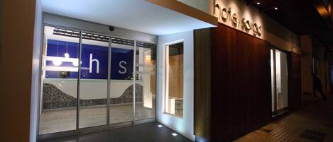 Entrée de l’hébergement