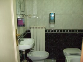 Secador de pelo y toallas