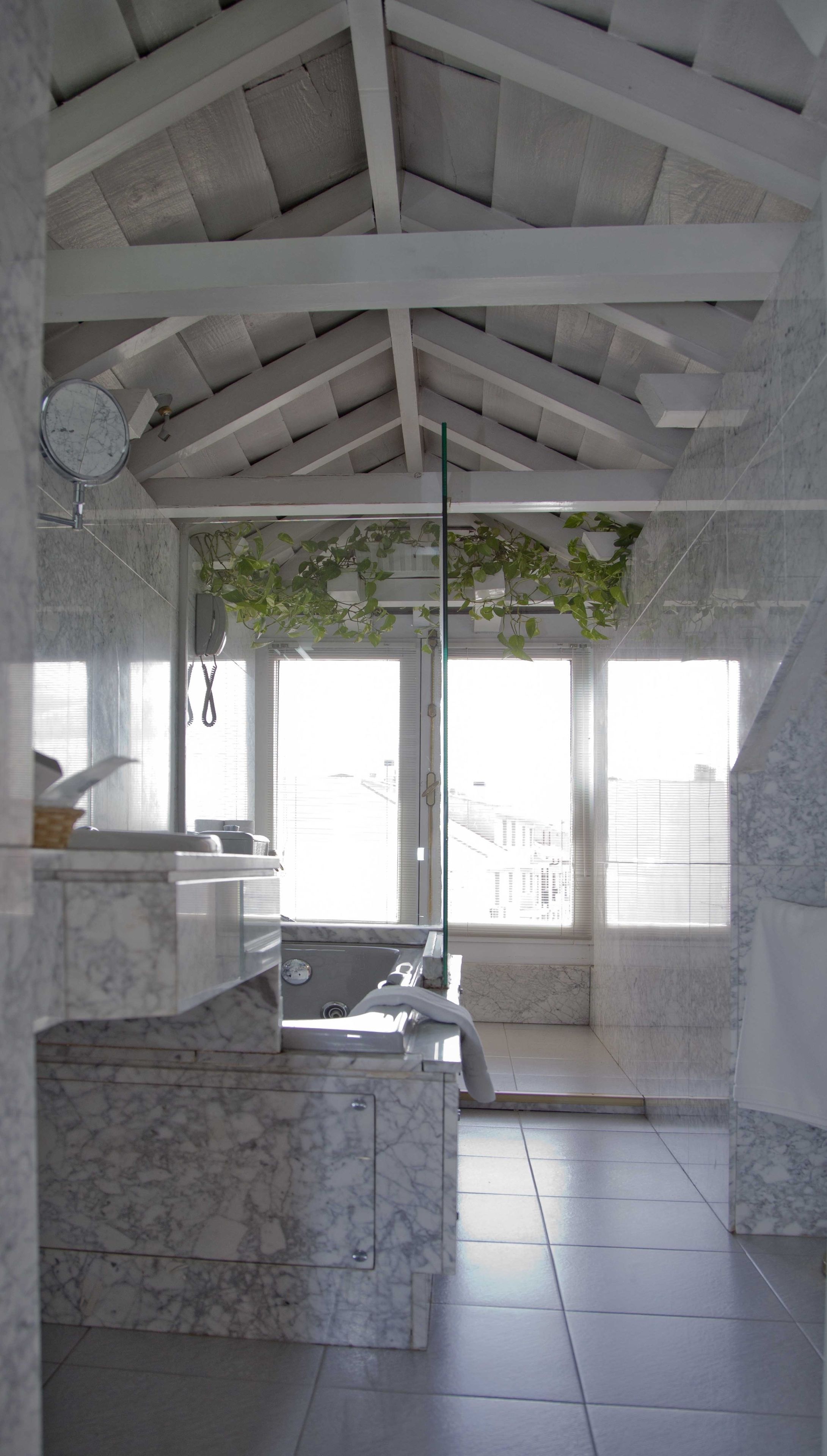 jetted bath, free toiletries, hair dryer, towels