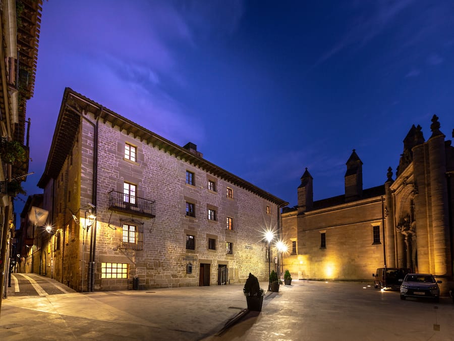 Front of property – evening/night