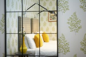 Quarto duplo | Roupas de cama premium, individualmente decorados