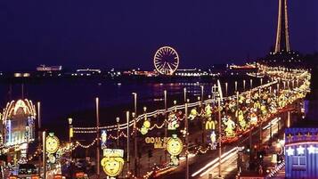 Blick von der Unterkunft