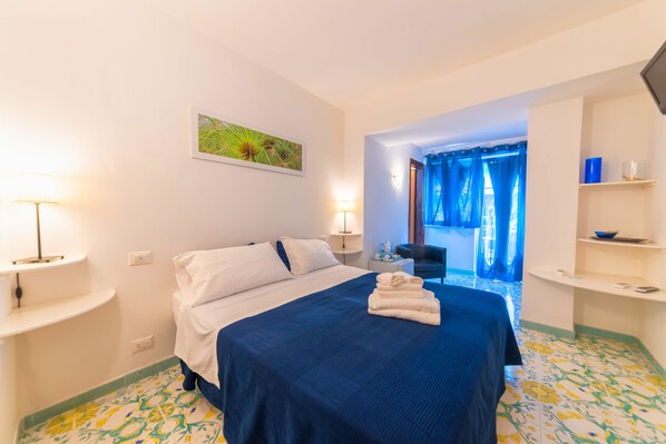 1 多间卧室、埃及棉床单、高档床上用品、迷你吧（备有免费物品）