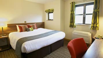 In-room safe, desk, laptop workspace, iron/ironing board