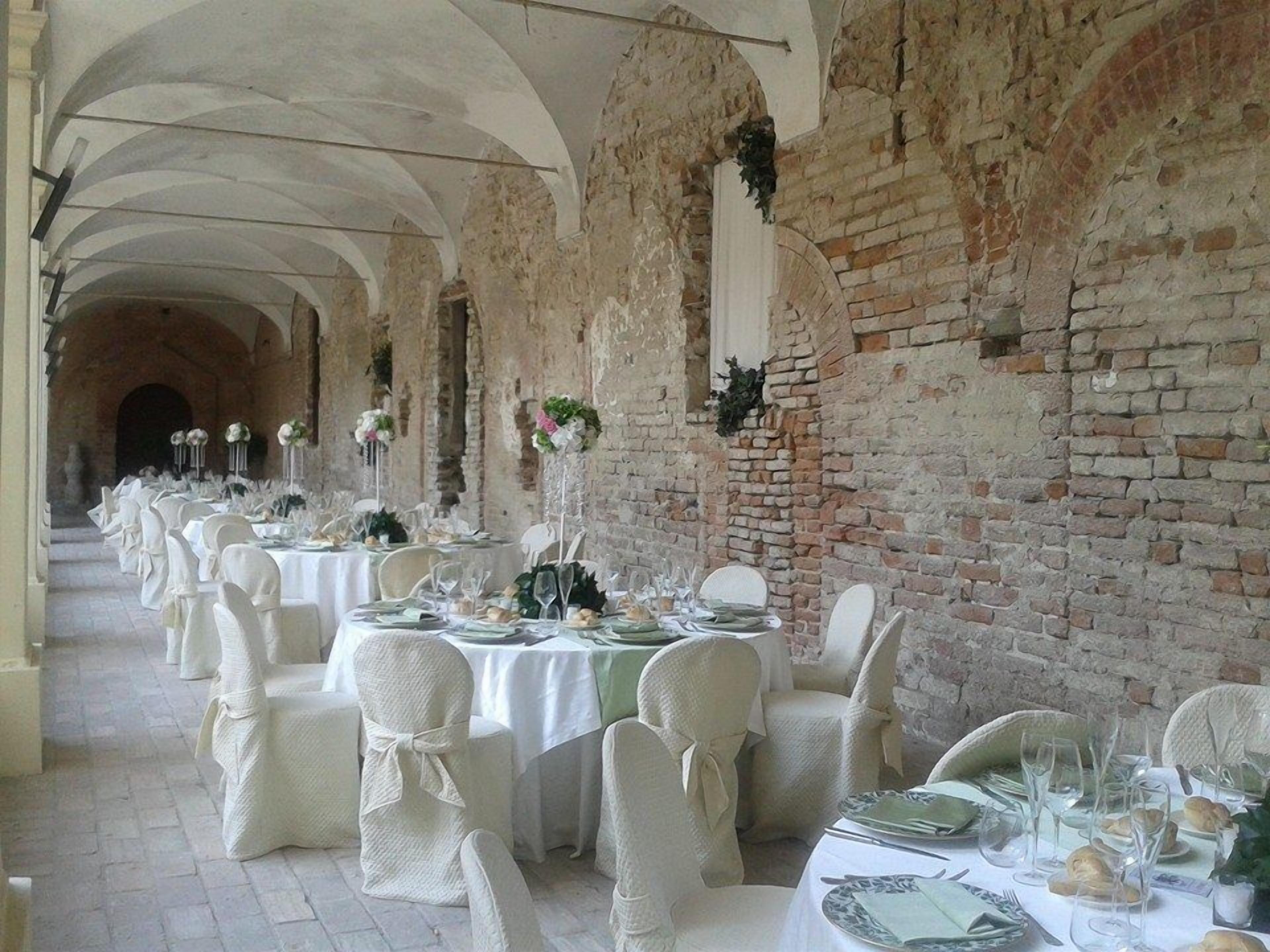 outdoor banquet area