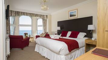 Luxury Suite, Sea View | Iron/ironing board, free WiFi, bed sheets