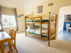 1 bedroom, hypo-allergenic bedding, individually decorated