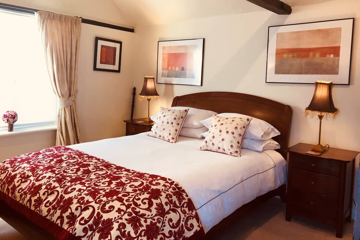 Cottage Luxe, salle de bains privée, vue cour intérieure | Intérieur