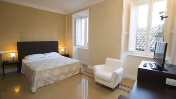 Premium bedding, minibar, in-room safe, desk