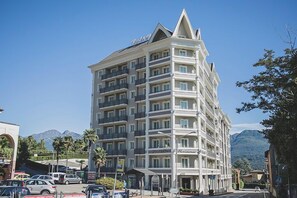 Voorkant van accommodatie