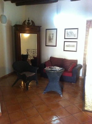 Sala de estar en el lobby