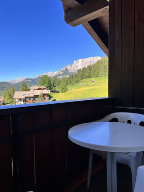 Blick von der Unterkunft