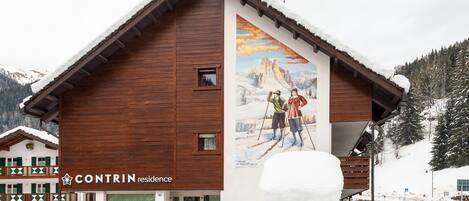 Façade de l’hébergement