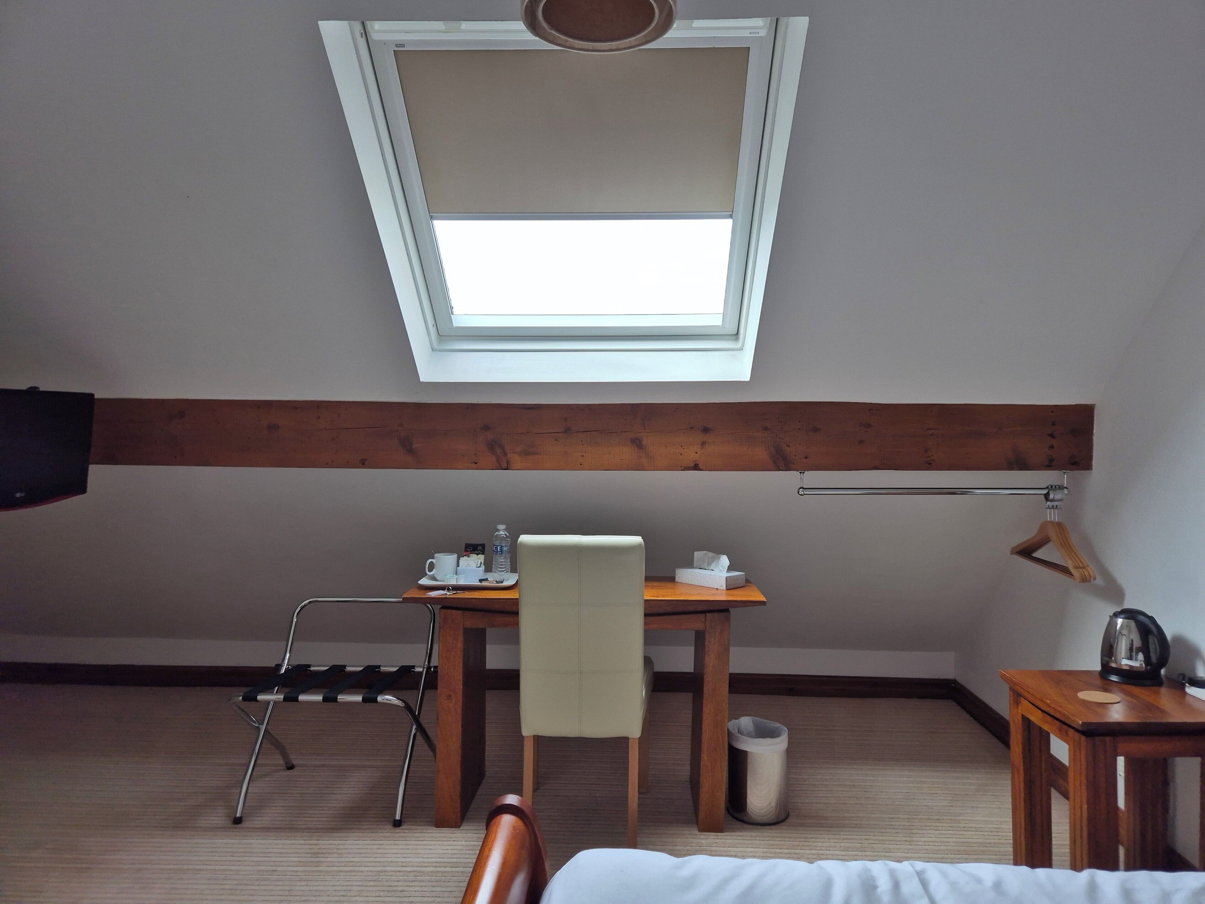 comfort double room, 1 king bed | premium bedding, desk, laptop workspace, soundproofing