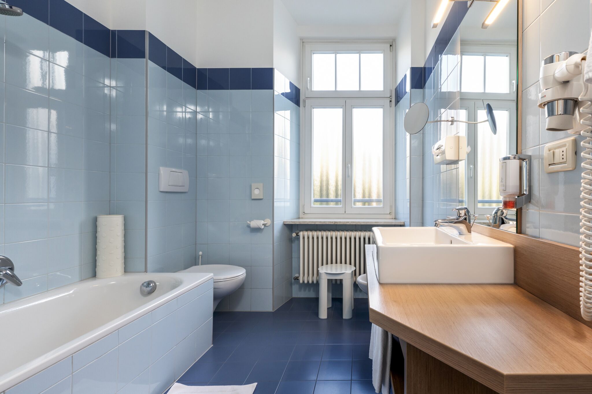 double room, balcony | bathroom | deep-soaking bathtub, towels