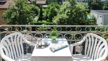 Vue depuis lâhĂ©bergement