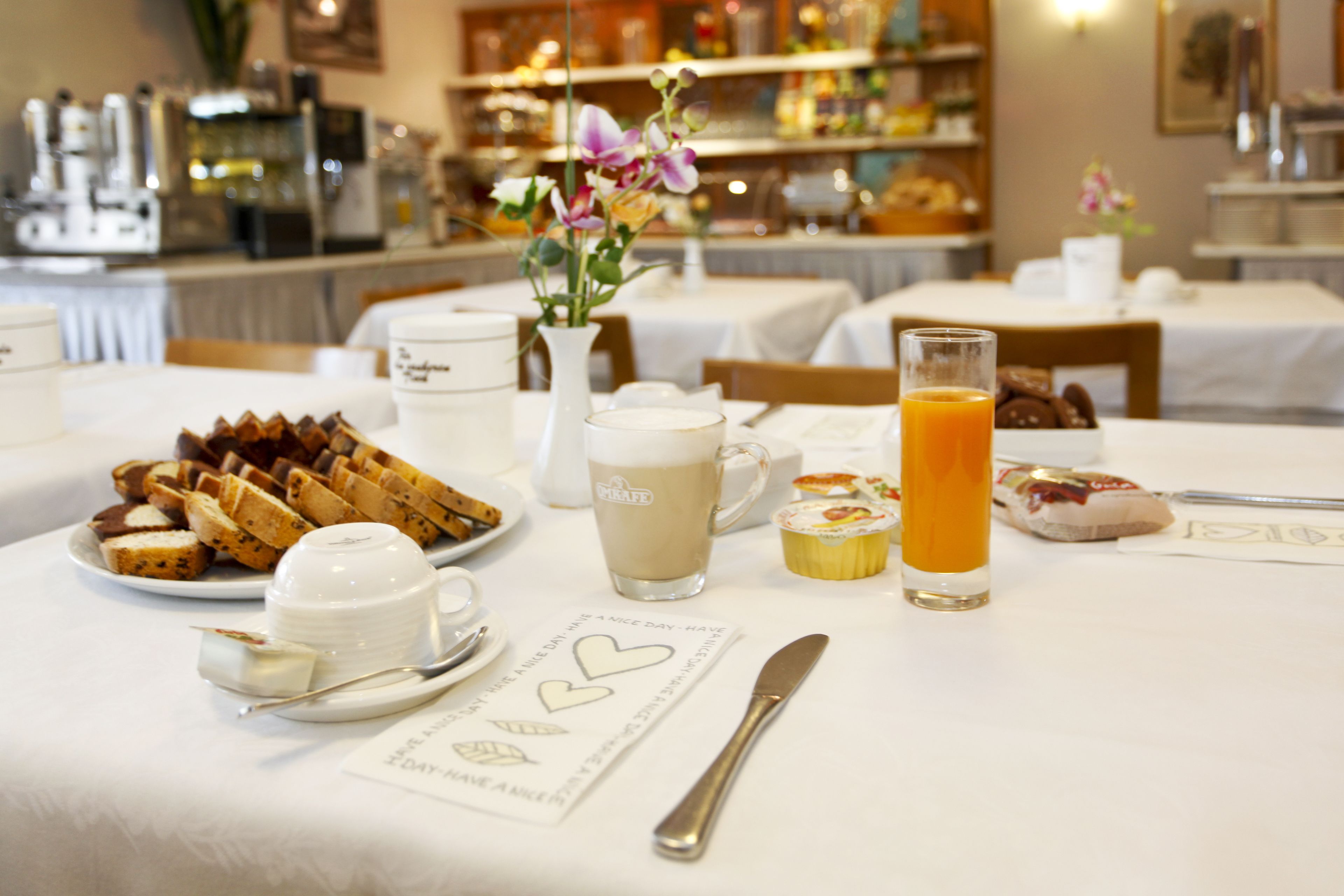 Dagelijks ontbijtbuffet inbegrepen