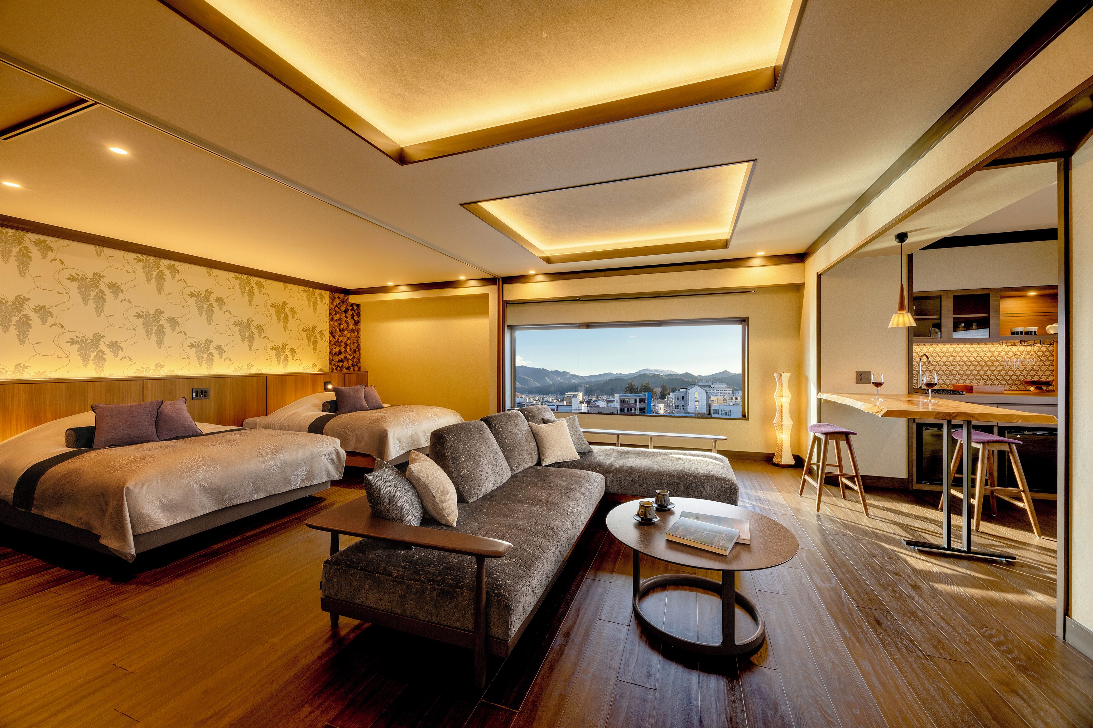 Free minibar, in-room safe, individually decorated