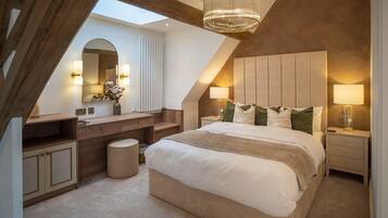 Suíte estúdio superluxo | 1 quarto, roupas de cama de algodão egípcio, roupas de cama premium