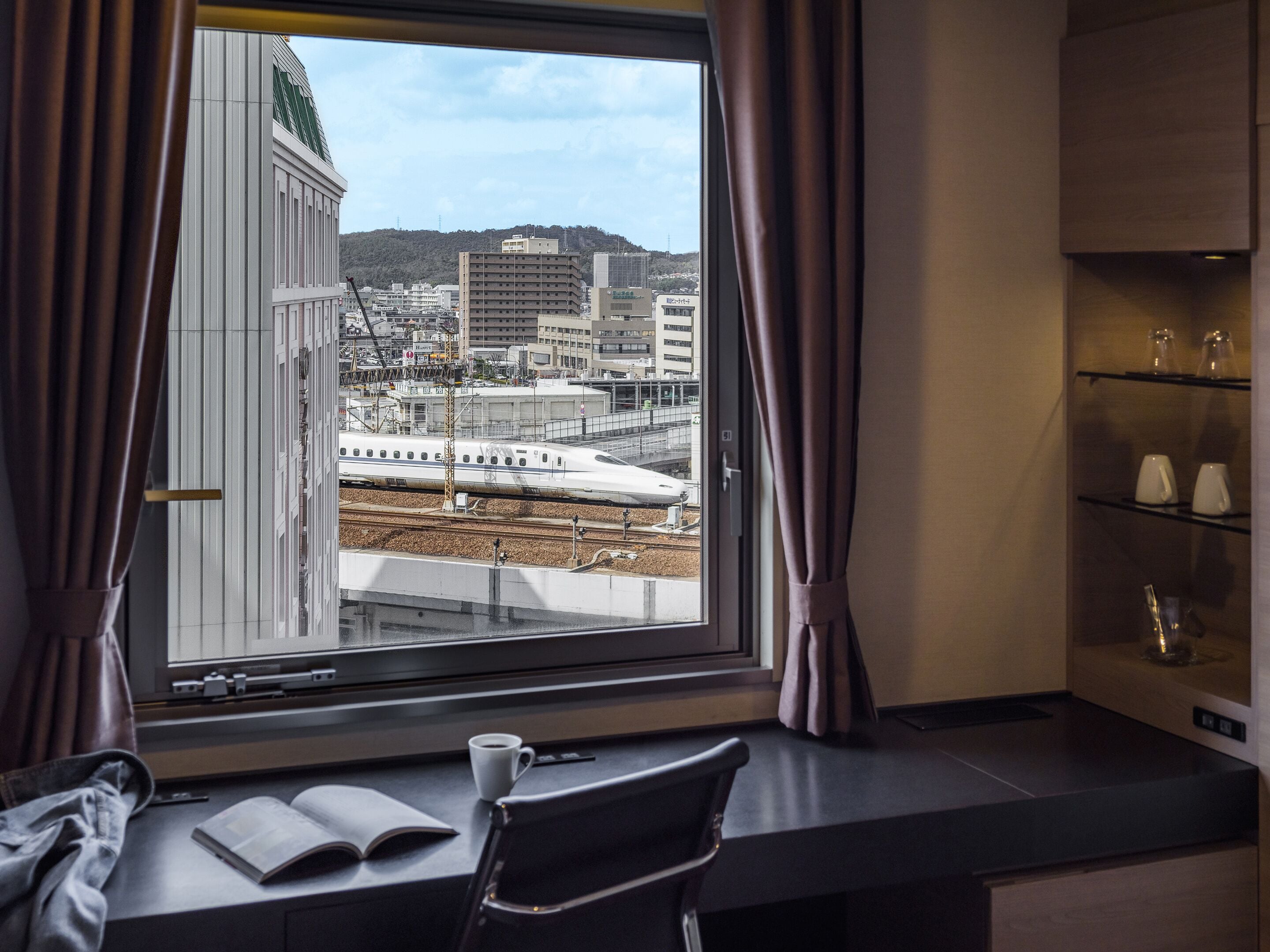 in-room safe, desk, blackout curtains, iron/ironing board