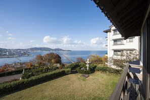 Blick von der Unterkunft