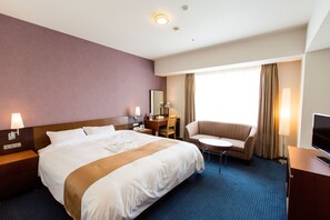 Quarto superior, para não fumantes (Superior King Room) | Roupas de cama premium, quartos à prova de som, Wi-Fi de cortesia