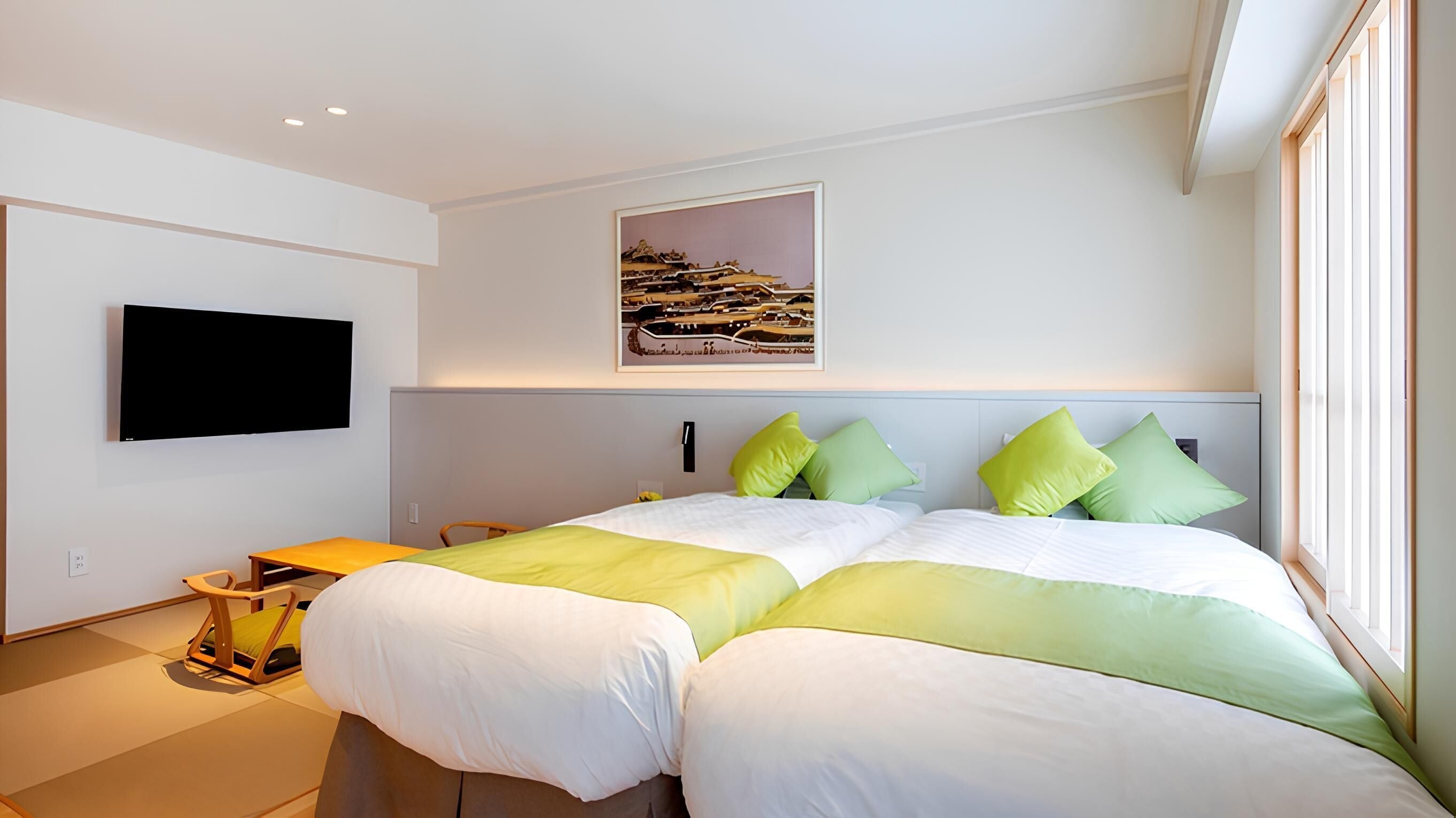 デラックス和洋室 禁 煙 バスタブ付 | デスク、WiFi (無料)