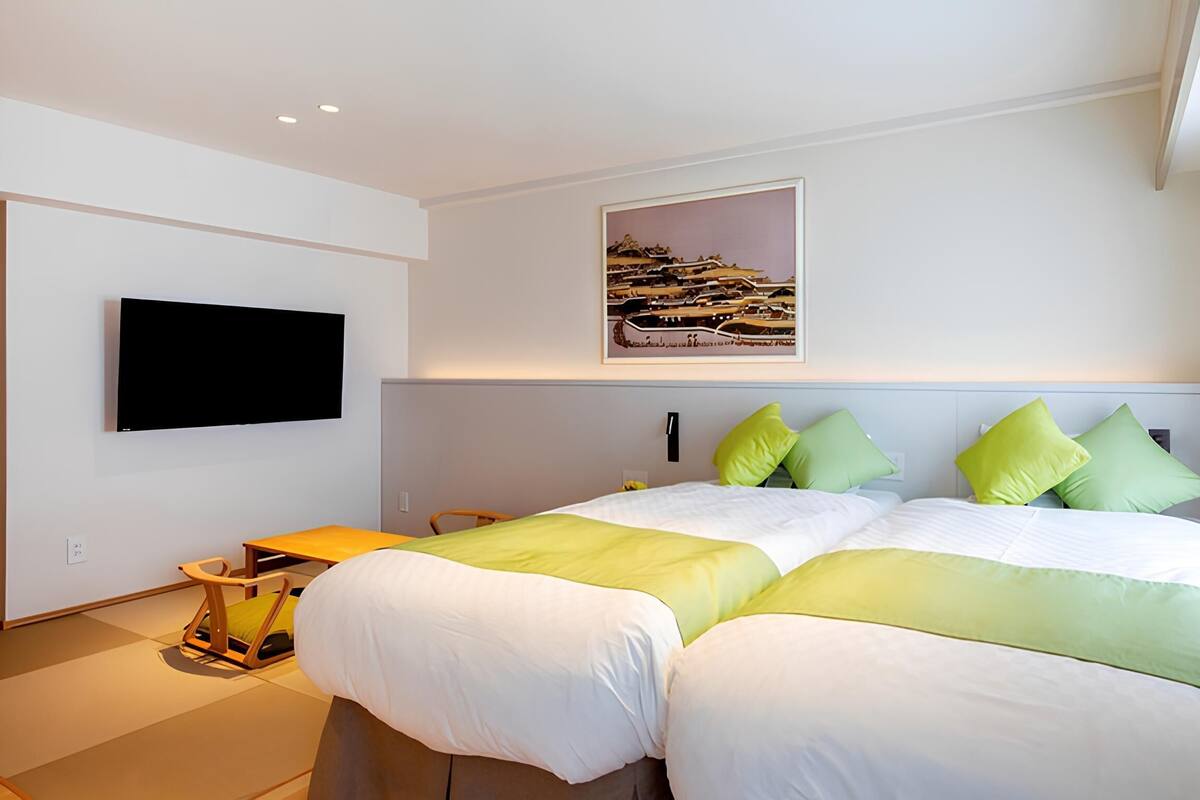 Deluxe Japanese-Western Room, Non-Smoking, Bathtub | Desk, free WiFi