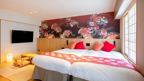 Deluxe Japanese-Western Room, Non-Smoking, Shower | Desk, free WiFi - Hotel Claire Higasa (Himeji)