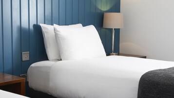 Standardværelse med 2 enkeltsenge | Skrivebord, strygejern/strygebræt, gratis Wi-Fi, sengetøj