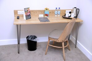 Desk, iron/ironing board, free WiFi, bed sheets