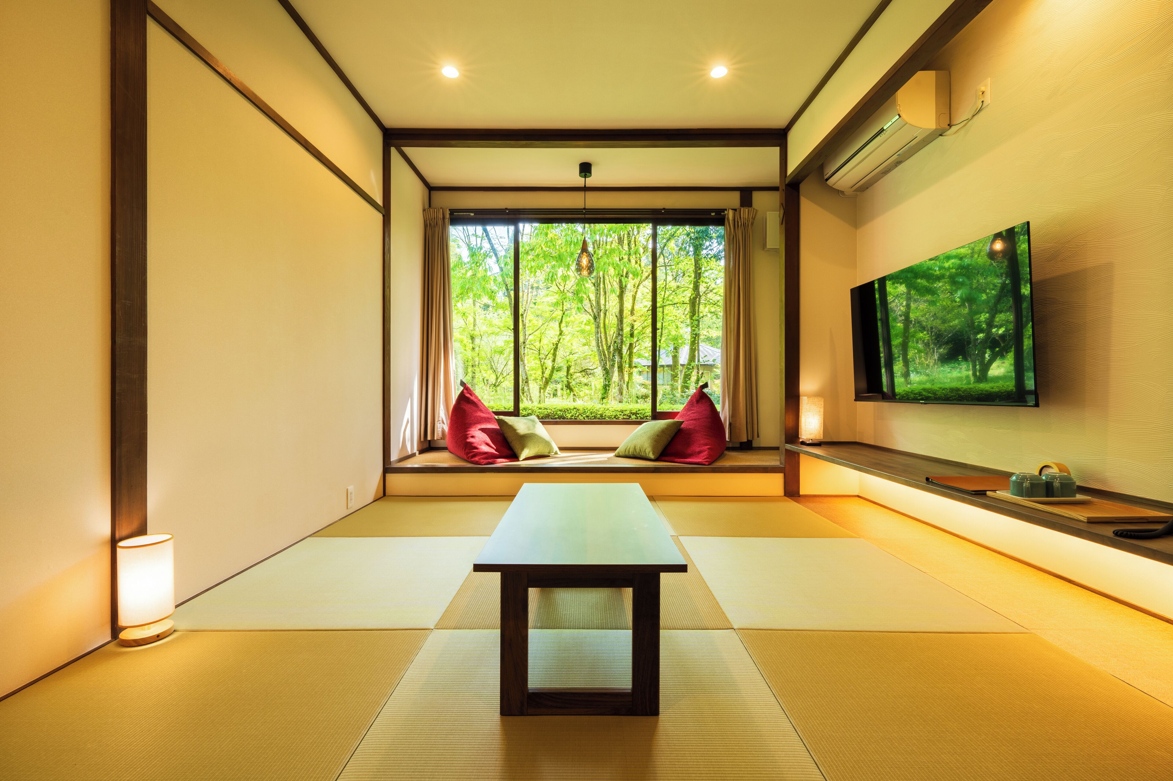 Japanese Style Room with Shared Bathroom | Desk, laptop workspace, iron/ironing board, bed sheets